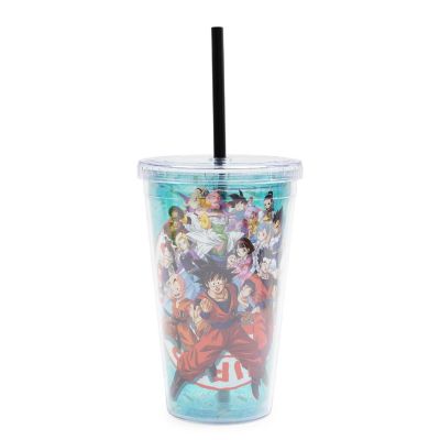Dragon Ball Super Characters 16-Ounce Carnival Cup With Lid and Straw Image 1