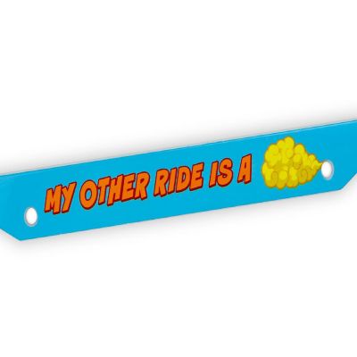Dragon Ball Z License Plate Frame  My Other Ride Is A Flying Nimbus Cloud Image 2