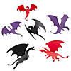 Dragon Silhouette Wall Cutouts - 6 Pc. Image 1
