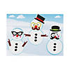 Dress-Up Snowman Mini Sticker Scenes - 12 Pc. Image 1
