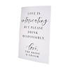 Drink Responsibly Wedding Sign Image 1