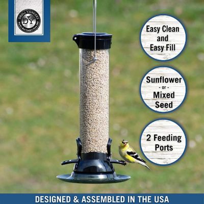 Droll Yankees Onyx Clever Clean Bird Feeder w/Easy Opening, 1# capacity, 13 in. Image 2