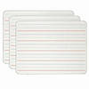 Dry Erase Board, Two Sided Magnetic, Plain/Lined, Pack of 3 Image 1