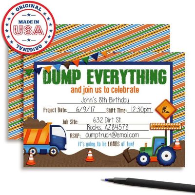 Dump Everything Invitations 40pc. by AmandaCreation Image 3