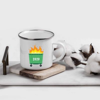 Dumpster Fire 2025 11oz Campfire Mug Image 1