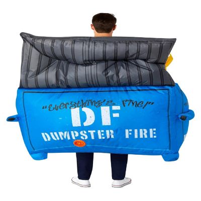 Dumpster Fire Adult Inflatable Costume  One Size Image 3