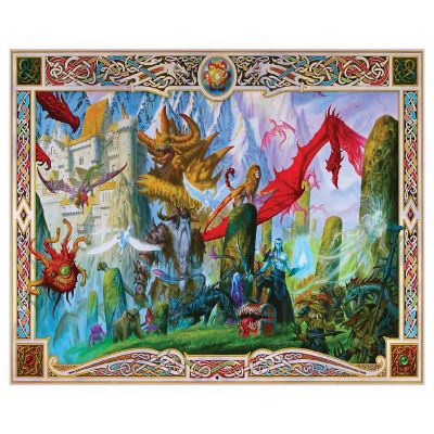 Dungeon Denizens Mythical Monster Puzzle  1000 Piece Jigsaw Puzzle Image 1