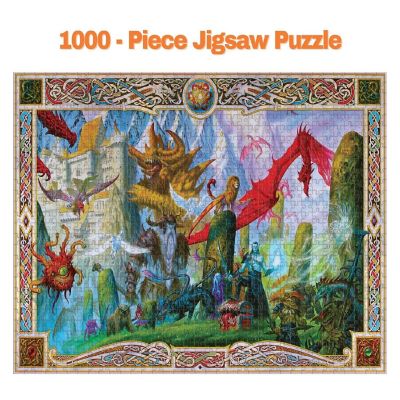 Dungeon Denizens Mythical Monster Puzzle  1000 Piece Jigsaw Puzzle Image 2