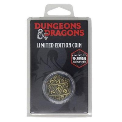 Dungeons & Dragons 20-Sided Die Limited Edition Collector Coin Image 1