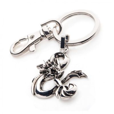 Dungeons &amp; Dragons Ampersand Metal Keychain Image 1