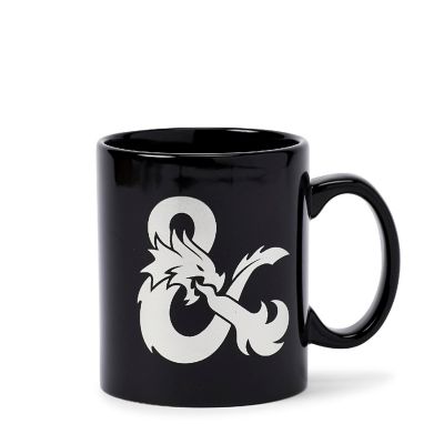 Dungeons & Dragons Black Ceramic Ampersand Logo Mug - 16-Ounces Image 1