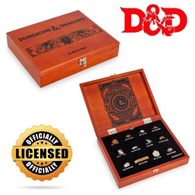 Dungeons & Dragons: Honor Among Thieves 12-Piece Brass Ring Set Replica Image 1