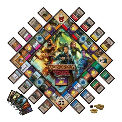 Dungeons &amp; Dragons: Honor Among Thieves Monopoly Board Game Image 1