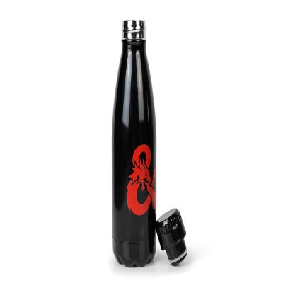 Dungeons & Dragons Logo  Metal Stainless Steel Water Bottle  Holds 17 Ounces Image 1