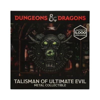 Dungeons & Dragons Talisman of Ultimate Evil Medallion and Art Card Image 2