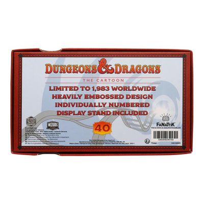 Dungeons & Dragons: The Cartoon 40th Anniversary Rollercoaster Ticket Replica Image 3