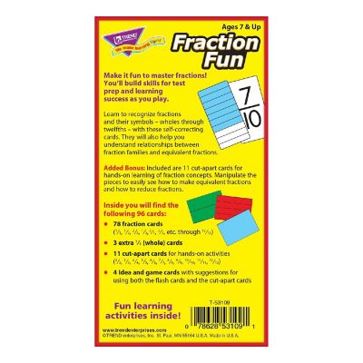 DUP Fraction Fun Skill Drill Flash Cards Image 1