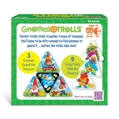 DUP GNOMES vs TROLLS Three Corner Card Game Image 2