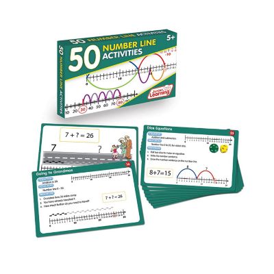DUP Junior Learning 50 Number Line Activities Learning Set Image 1