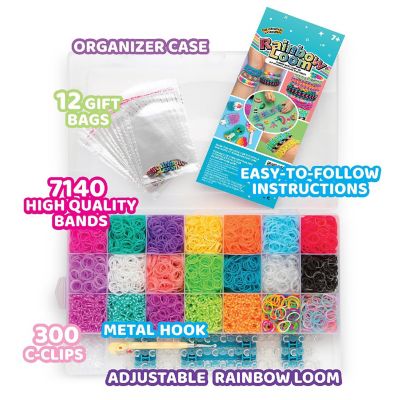 Dup Rainbow Loom- Mega Combo Set Features, 7,000 Rubber Bands Image 3