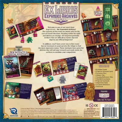 Dup Renegade Game Studios: Ex Libris: Expanded Archives Expansion Image 2