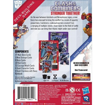 Dup Renegade Game Studios: Transformers Deck Building Game Clash Of The Combiners Image 1