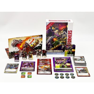 Dup Transformers Deck-Building Game: Dawn Of The Dinobots Expansion -14+ Image 1
