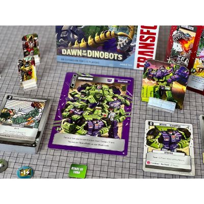 Dup Transformers Deck-Building Game: Dawn Of The Dinobots Expansion -14+ Image 2