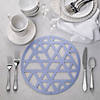 Dusty Blue Laser-Cut Charger Placemats - 24 Pc. Image 1