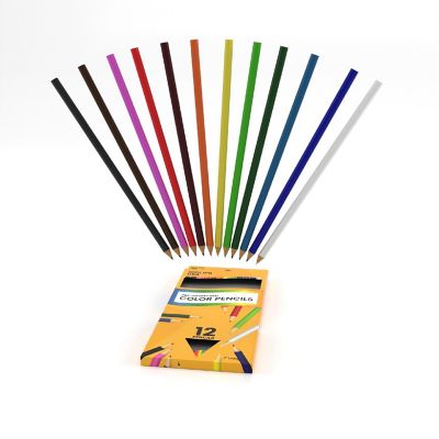 E-Clips USA Colored Pencils - Pre-Sharpened, 12-Count , 72 Units Image 1
