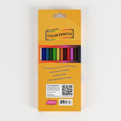 E-Clips USA Colored Pencils - Pre-Sharpened, 12-Count , 72 Units Image 3