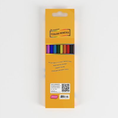 E-Clips USA Colored Pencils - Pre-Sharpened, 8-Count , 80 Units Image 3