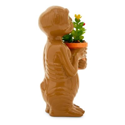 E.T. The Extra-Terrestrial 7-Inch Ceramic Planter With Artificial Succulent Image 2