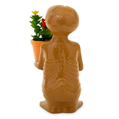 E.T. The Extra-Terrestrial 7-Inch Ceramic Planter With Artificial Succulent Image 3