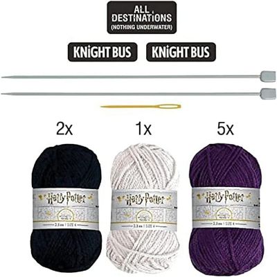 Eaglemoss Harry Potter Knit Craft Set Knight Bus Doorstop Kit Brand New Image 1