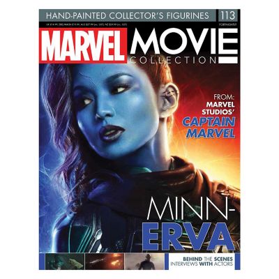 Eaglemoss Marvel Movie Collection Magazine Issue #113 Minn-Erva Brand New Image 1