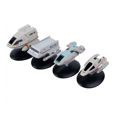 Eaglemoss Star Trek Shuttlecraft Set 1 Galileo II, Type-6, Type-9, Type-10 Image 1