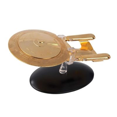 Eaglemoss Star Trek Starship Replica  Gold Plated Enterprise 1701 XL Brand New Image 1