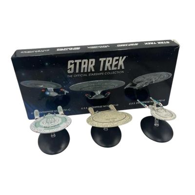 Eaglemoss Star Trek Starship Replica  USS Enterprise Set of 3 Brand New Image 3