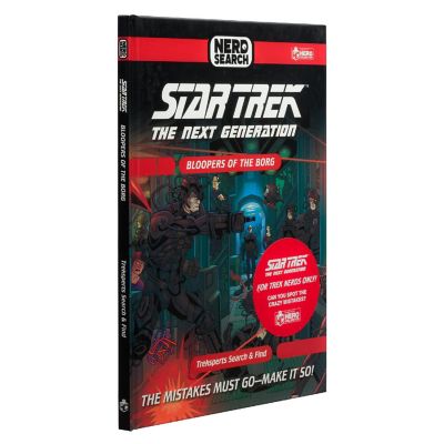 Eaglemoss Star Trek The Next Generation Bloopers of the Borg Nerd Search Book Image 1