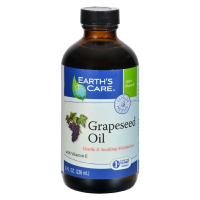 Earth's Care 100% Pure Grapeseed Oil - 8 fl oz Image 1