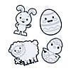 Easter Animals Suncatchers - 24 Pc. Image 1