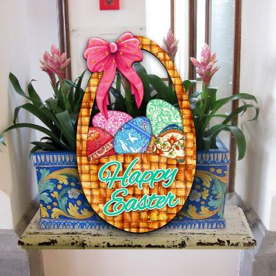 Easter Basket Easter Door Decor by G. Debrekht Image 1