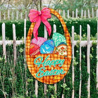Easter Basket Easter Door Decor by G. Debrekht Image 3