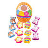Easter Basket with Stuffed Peekaboo Figures - 13 Pc. Image 1