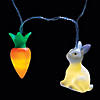 Easter Bunny & Carrot LED String Lights Image 1