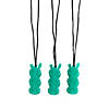Easter Bunny Character Necklaces with Glow Stick - 12 Pc. Image 1