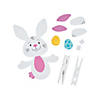 Easter Bunny Clothespin Craft Kit - Makes 12 Image 1