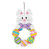 Easter Bunny Wreath Foam Craft Kit- Makes 12 Image 1