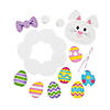 Easter Bunny Wreath Foam Craft Kit- Makes 12 Image 1